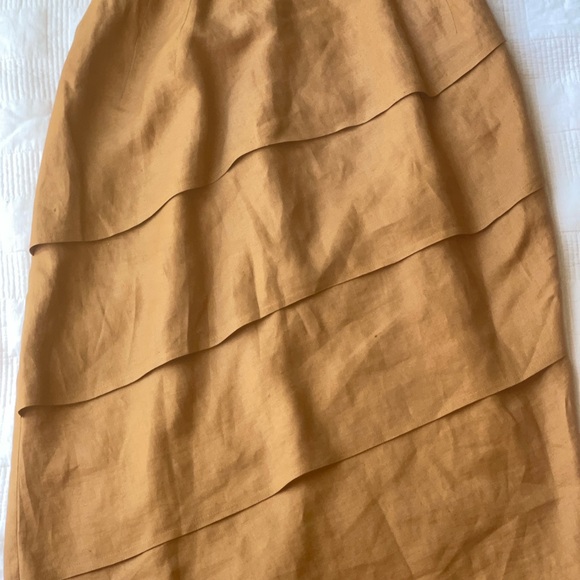 NWOT ST. GILLIAN VINTAGE 80’s 100% LINEN DRESS - Picture 6 of 15